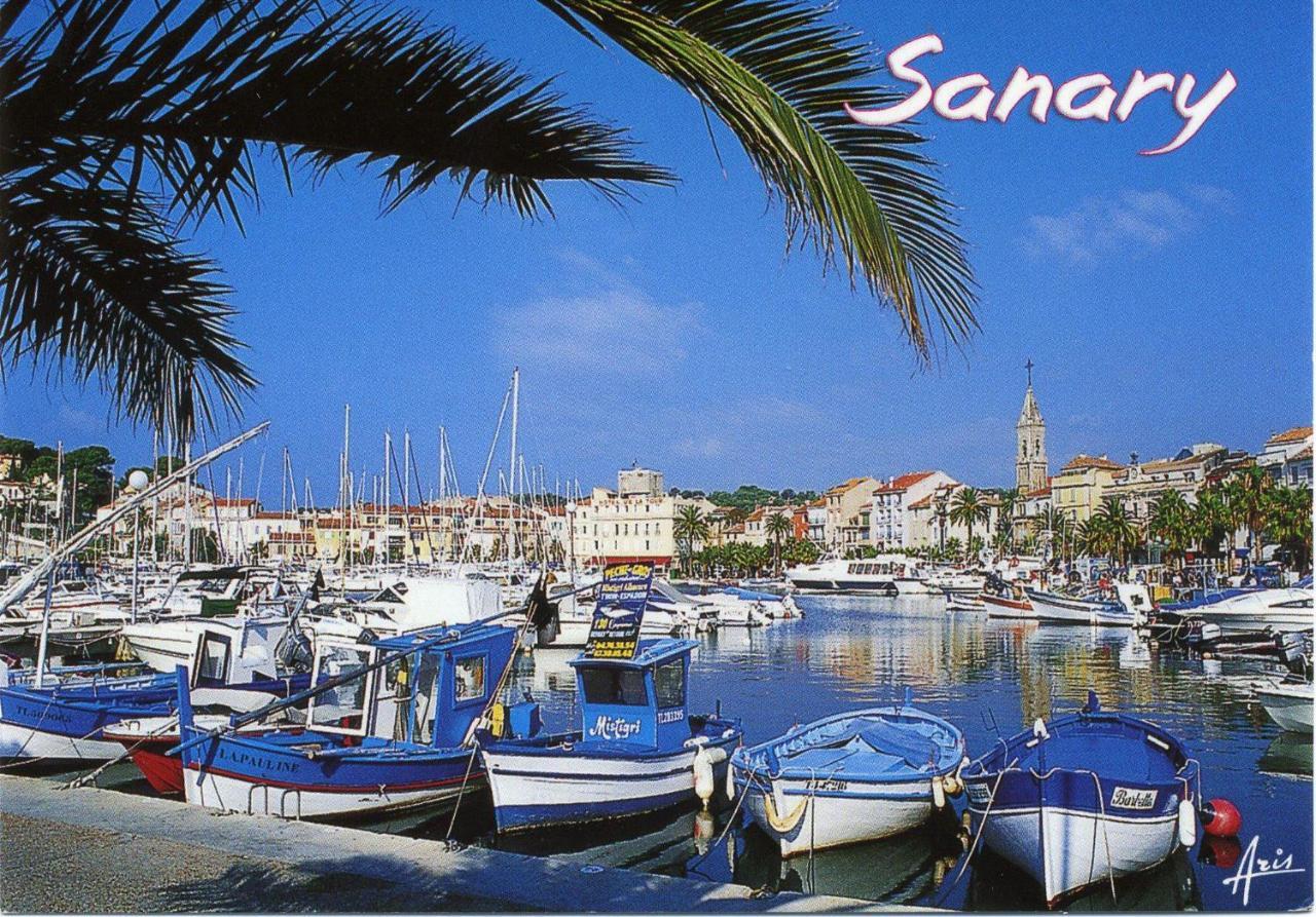 Appartement Cosy A Sanary Plage De Portissol-Climatise-Parking Prive Bagian luar foto