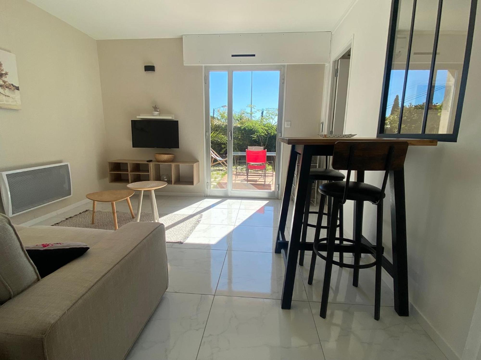 Appartement Cosy A Sanary Plage De Portissol-Climatise-Parking Prive Bagian luar foto